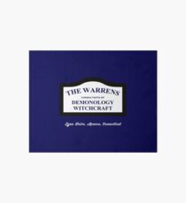 The Conjuring - The Warrens Sign Art Board Print