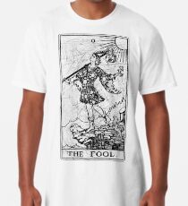Camiseta larga The Fool Tarot Card - Major Arcana - adivinación - ocultismo