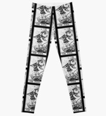 The Fool Tarot Card - Major Arcana - fortune telling - occult Leggings