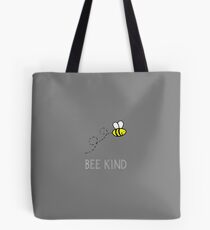 Bee Kind / Grey Tote Bag