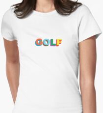 GOLF LOGO COLORED TYLER THE CREATOR Women's Fitted T-Shirt