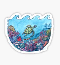 Save the Coral Reefs Sticker