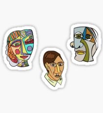 Picasso Paintings Sticker