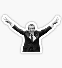 Nixon Helicopter Peace Sign Sticker