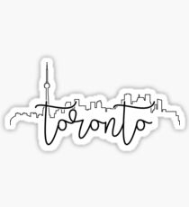cityscape outline - toronto Sticker