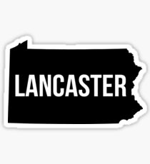 Lancaster, Pennsylvania Silhouette Sticker