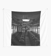 Encrypt like everyone is watching (B&W BG) Wall Tapestry