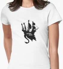 Jolly Swan Roger Women's Fitted T-Shirt