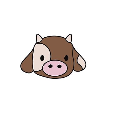 Vector Hand Drawn Doodle Sketch Cow Face Stock Illustration - Download  Image Now - Cow, Farm, Head - iStock