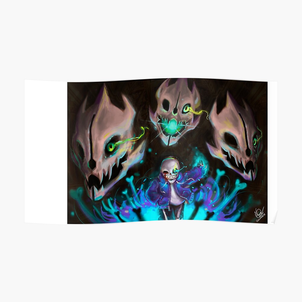 "Sans Undertale" Poster by Redbubble