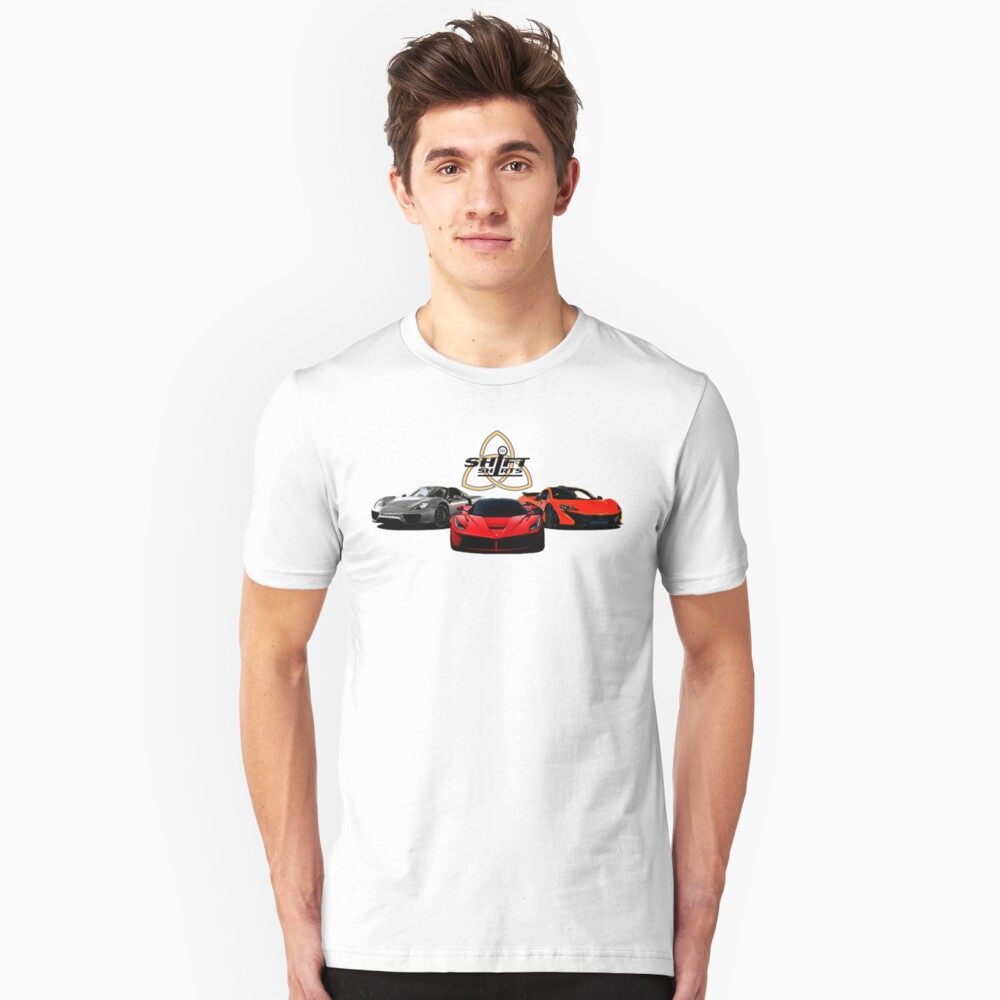 The Trinity - McLaren P1 LaFerrari Porsche 918 Inspired Slim Fit T-Shirt