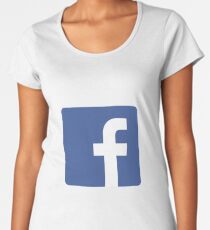 Camiseta premium para mujer Facebook