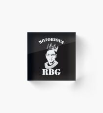 Notorious RBG Shirt Acrylic Block