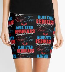 Blue Eyed Redheads Mini Skirt