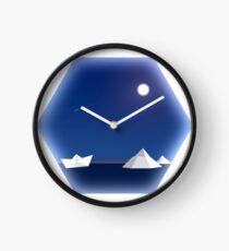 Geometric Antarctic Nights Clock