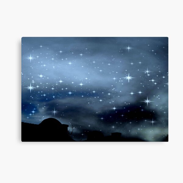 Clear Starry Night © Canvas Print