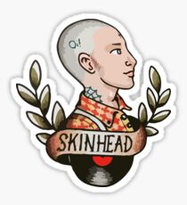 Skinhead Old School Tattoo Sticker