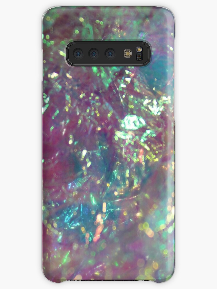 Iridescent Rainbow Crystals Samsung S10 Case