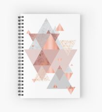 Cuaderno de espiral Blush Pink Geo