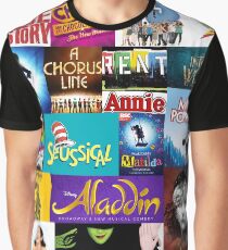 Broadway Musicals Graphic T-Shirt