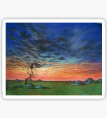 Rainbow Sunset Sticker