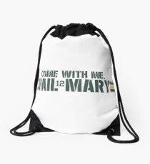 "Hail Mary" A A R O N Drawstring Bag