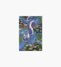 Monet Dragonair Lilies Art Board