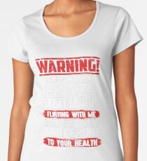 SAGITTARIUS - I BELONG TO A CRAZY SAGITTARIUS Women's Premium T-Shirt