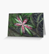Jungle Flower Greeting Card