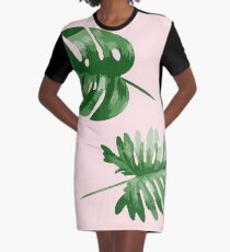 Monstera Graphic T-Shirt Dress