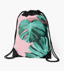 Monstera Rucksackbeutel