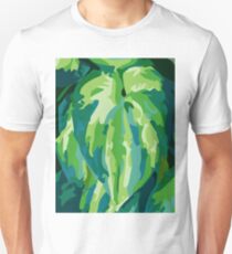 Abstract Green Leaf Unisex T-Shirt