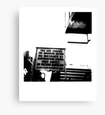 Checkpoint Charlie, Berlin Canvas Print