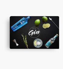 Drink More Gin Canvas Print