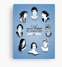 Great Women of Literature Canvas Print