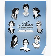 Great Women of Literature Poster