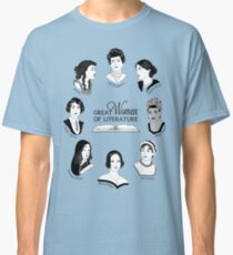Camiseta clásica Grandes mujeres de la literatura