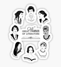 Great Women of Literature Sticker