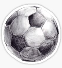 Fußball. Aquarell Sticker