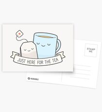 Just Here For The Tea Postcards