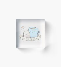 Just Here For The Tea Acrylic Block