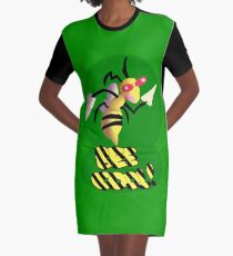 Bee Cool! - Beedrill Graphic T-Shirt Dress