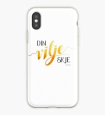 Din vilje skje iPhone Case