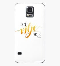 Din vilje skje Case/Skin for Samsung Galaxy
