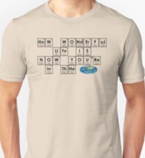 HoW WONdErFuL LiFe IS Unisex T-Shirt