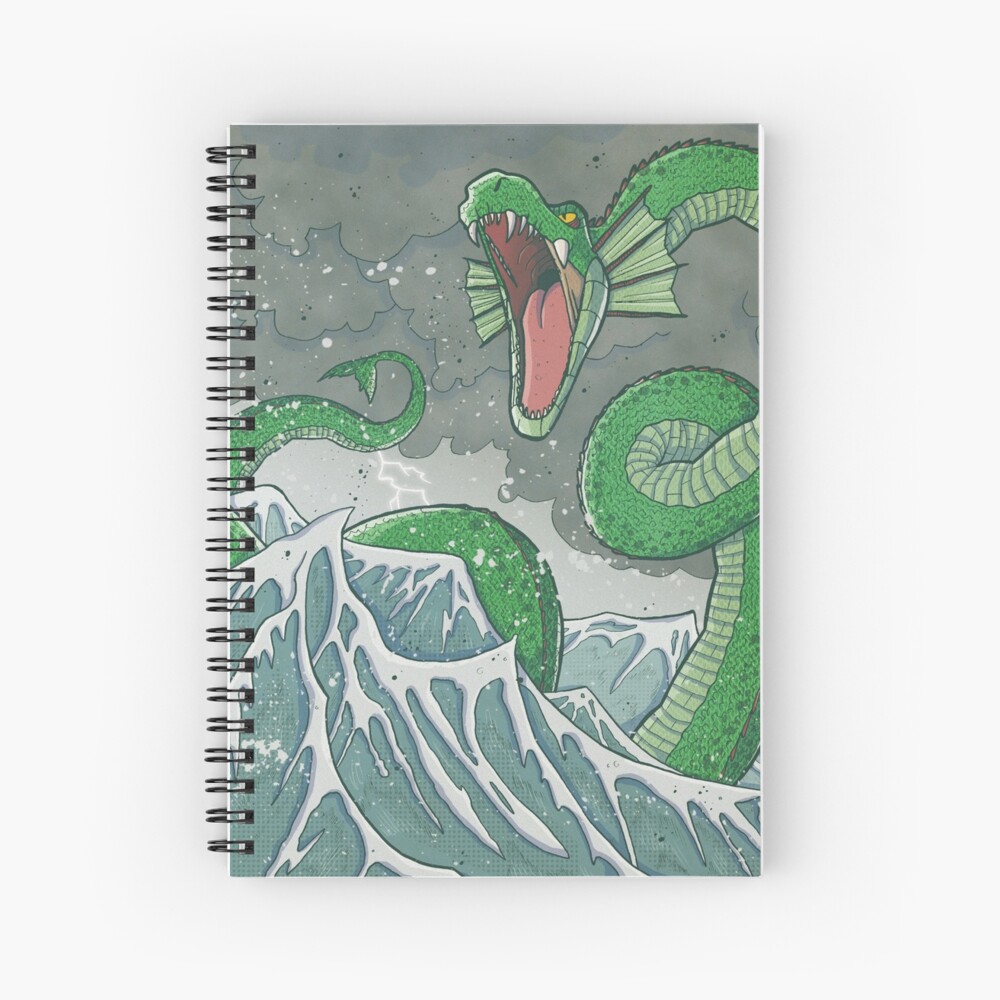 Dragon of the Deep Spiral Notebook