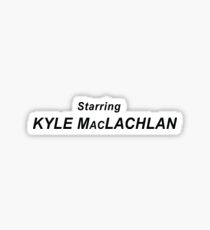 Starring Kyle MacLachlan - Twin Peaks The Return Sticker