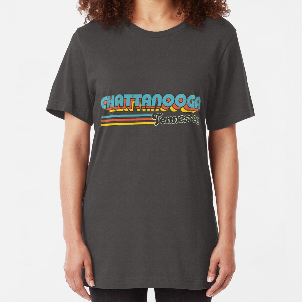 Chattanooga, TN | City Stripes Slim Fit T-Shirt