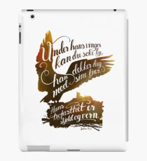Under hans vinger iPad Case/Skin