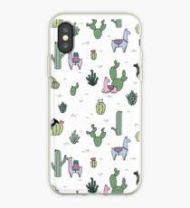 Cacti Llamas iPhone Case